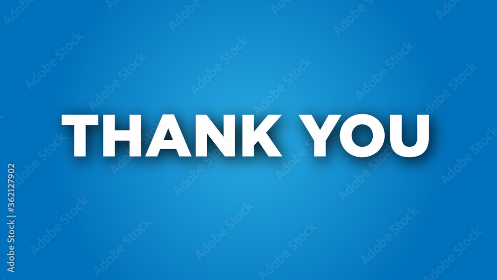 Thank you poster on white background. Thank you poster on white background.