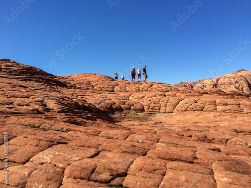  climbing red rocks in Utah