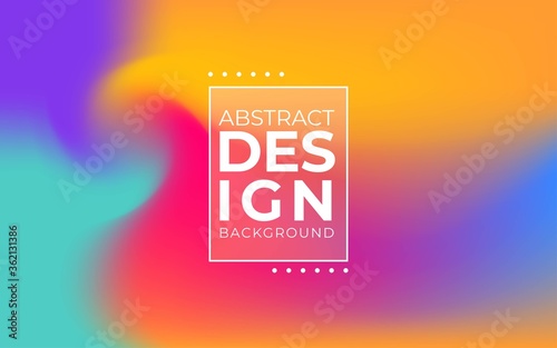 Blurred gradient mesh in modern style on colorful background. Colorful smooth banner template.Trendy creative vector. Intense blank Holographic spectrum gradient for cover. photo