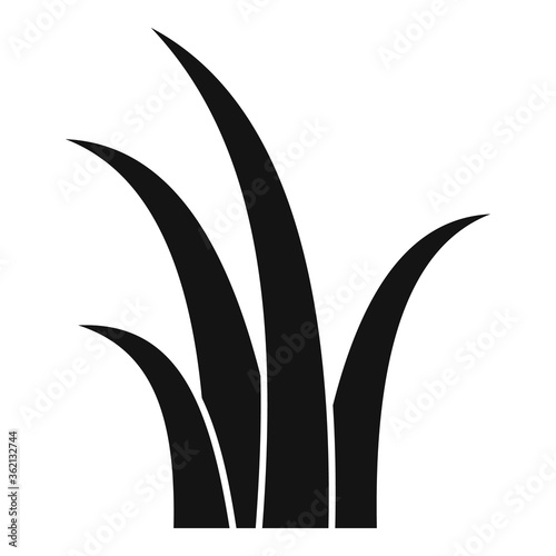 Herbs grass icon. Simple illustration of herbs grass vector icon for web design isolated on white background