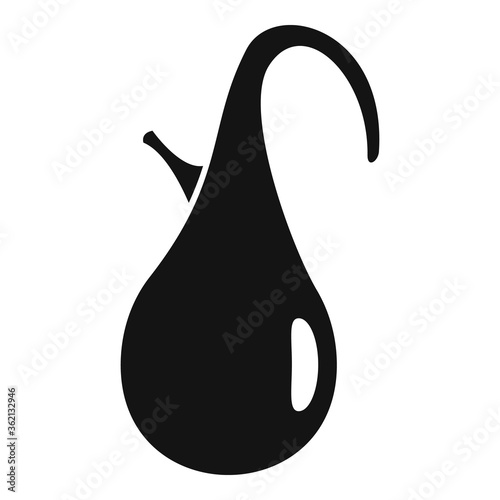 Gallbladder icon. Simple illustration of gallbladder vector icon for web design isolated on white background