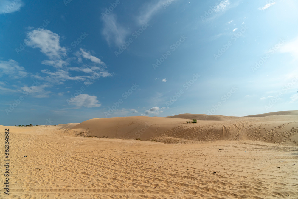 Bau Trang sand dunes, sub-Sahara desert in Binh Thuan province, Vietnam Bau Trang sand dunes, sub-Sahara desert in Binh Thuan province, Vietnam