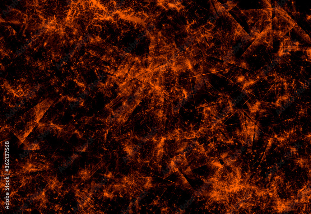 abstract of fire flames on black background abstract of fire flames on black background