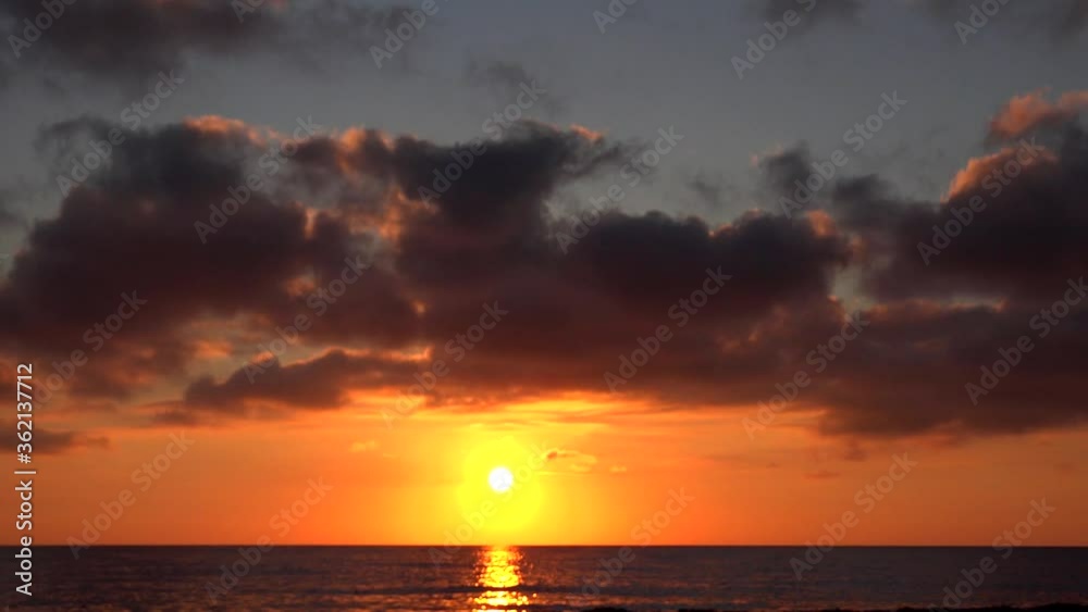Sunset Clouds, Sea Beach Timelapse, Sunrise on Seashore, Ocean Sundown in Time Lapse, Summer View Landscape Sunset Clouds, Sea Beach Timelapse, Sunrise on Seashore, Ocean Sundown in Time Lapse, Summer View Landscape