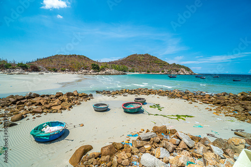 Binh Tien Beach, Cam Ranh bay, Khanh Hoa province, Vietnam photo