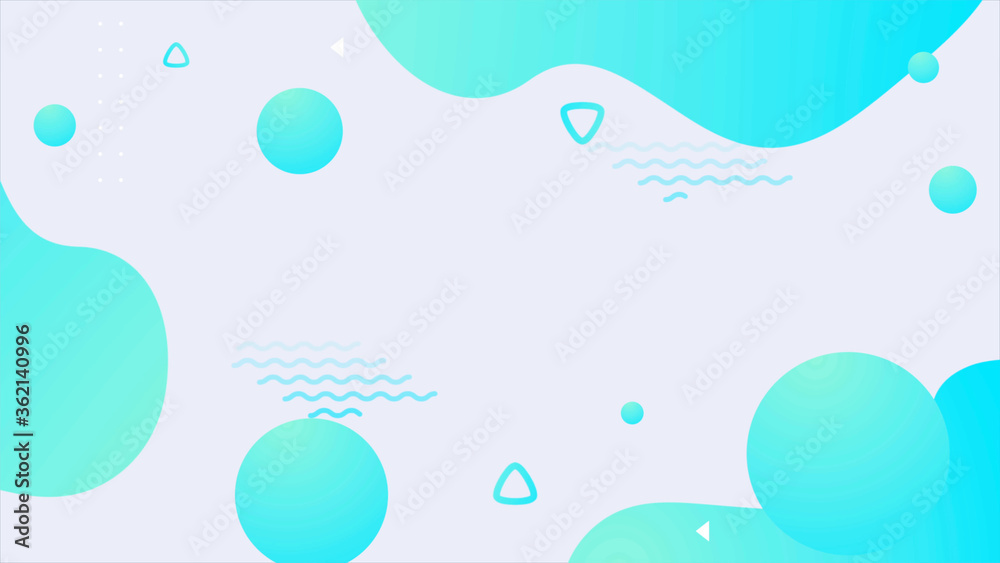 Colorful geometric background, Covers with minimal design, Fluid shapes composition. 