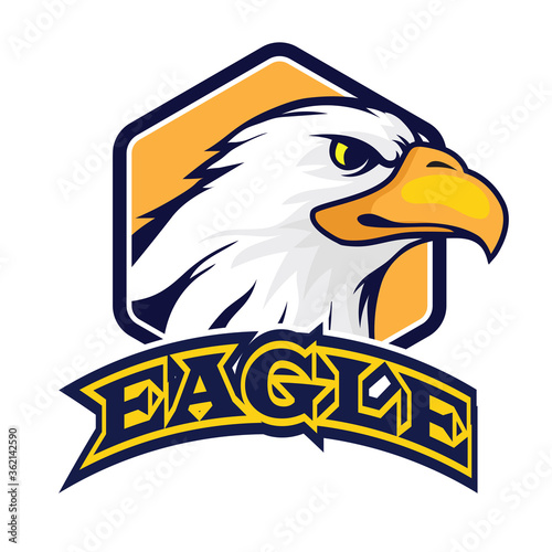 eagle logo for your business company. vector illustration
