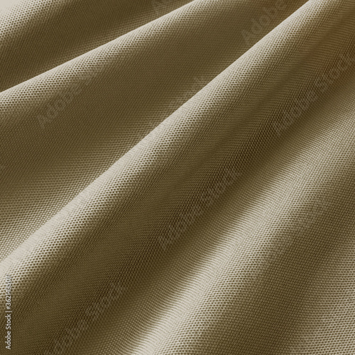 Plain fabric dark beige background. Fabric with natural texture, Cloth backdrop.