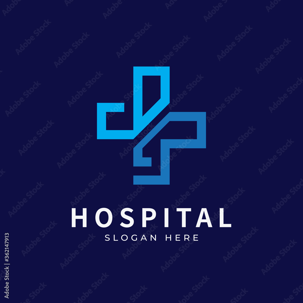 Health logo with initial letter DJ, JD, D J logo designs concept. Medical health-care logo designs template. Health logo with initial letter DJ, JD, D J logo designs concept. Medical health-care logo designs template.