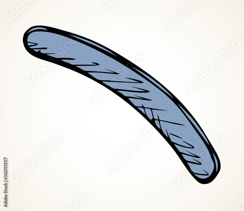 Nail file. Vector drawing icon