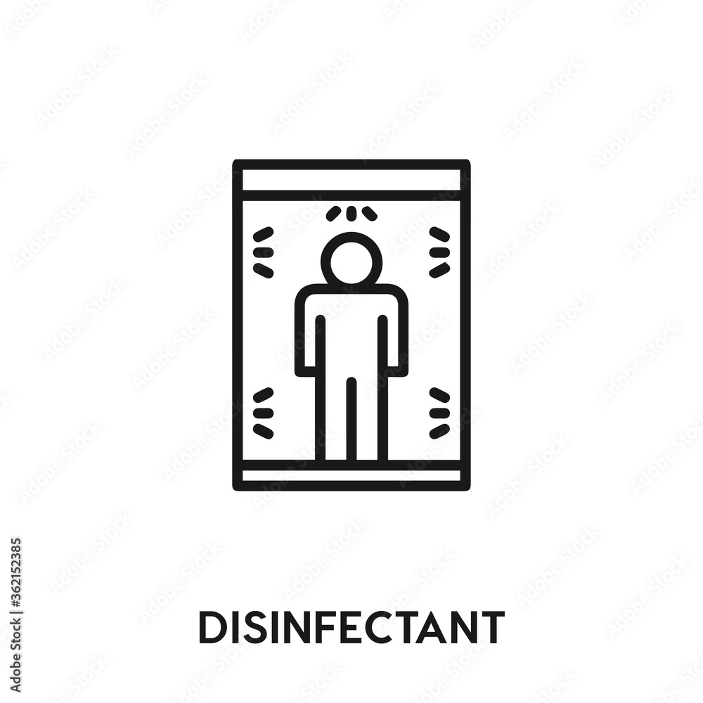 disinfectant vector icon. disinfectant sign symbol. Modern simple icon element for your design