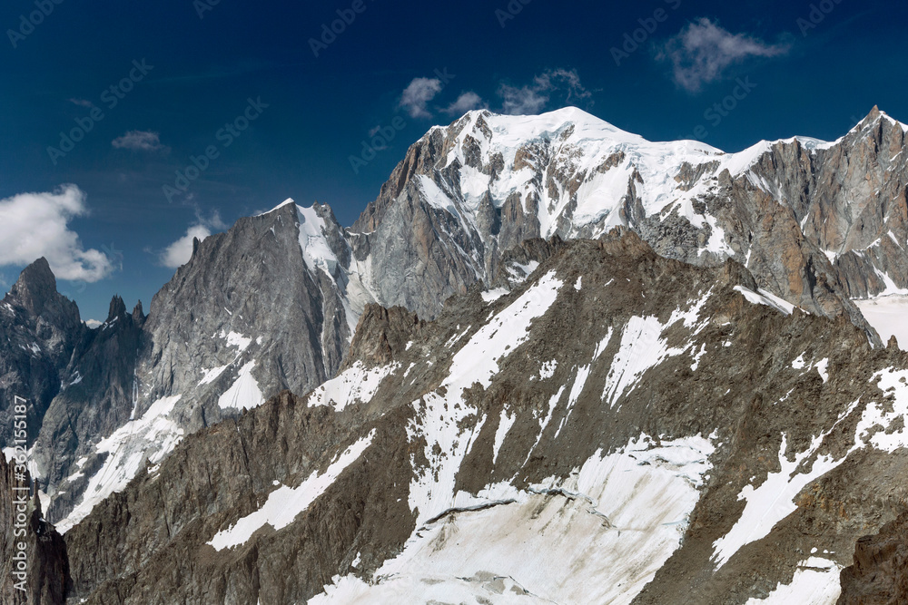 Val d'Aosta, Alpes of Italy, Mont Blanc