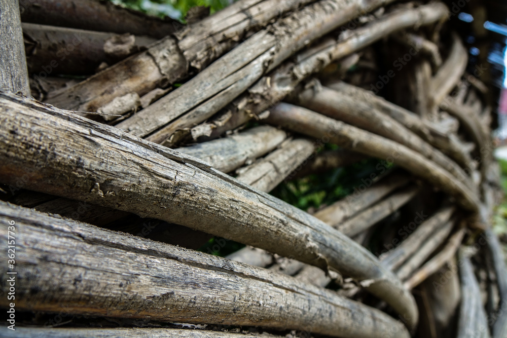 Wicker fence
Wicker fence