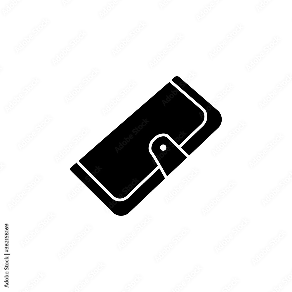 Vector Icon Wallet in a Trendy Flat Design Vector Icon Wallet in a Trendy Flat Design