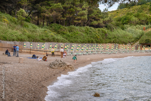 Minturno, Latina, ItalyPeople at the beach