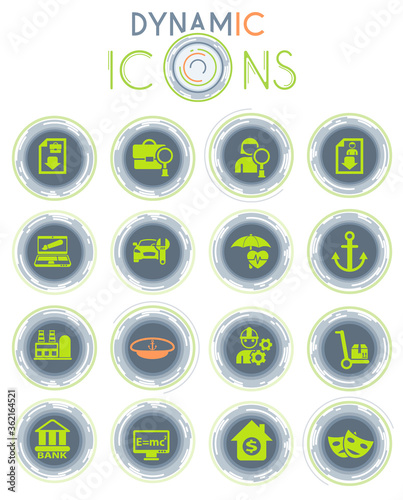 job search dynamic icons