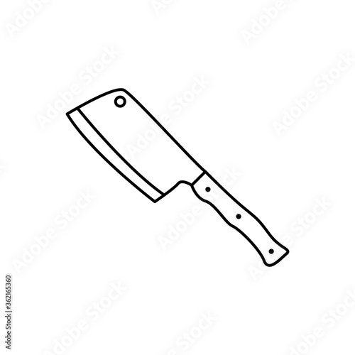 Knife line icon