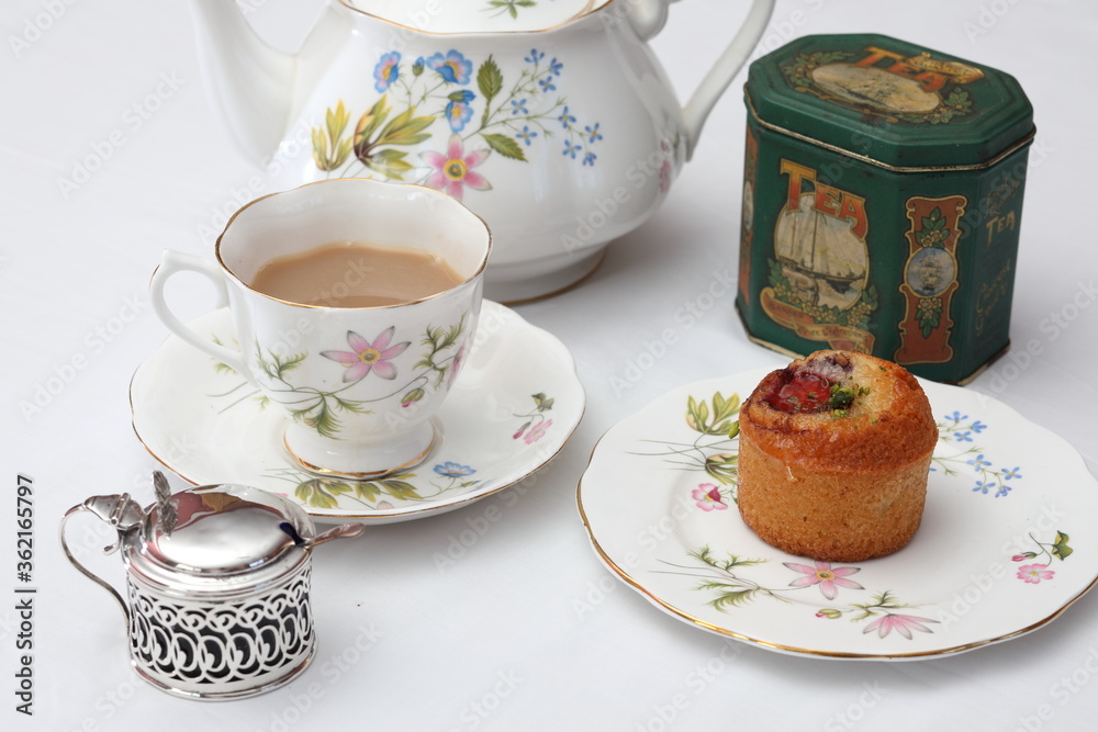 cup of tea and cake cup of tea and cake