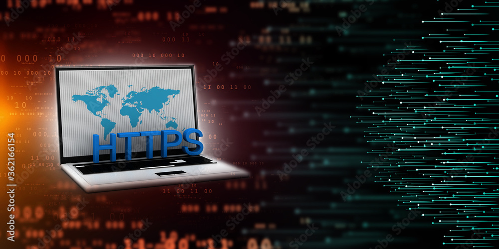 3d rendering Laptop with https
3d rendering Laptop with https
