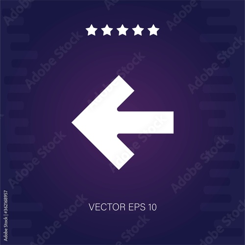 left vector icon