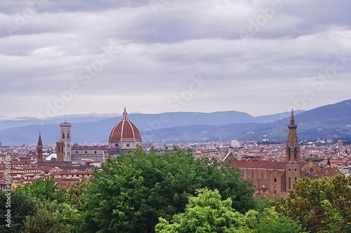 Panorama of Florence from Piazzale Michelangelo, Italy