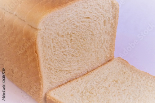 pan de molde blanco, reabanadas de pan de molde, pan fresco, pan tierno, sandwich
