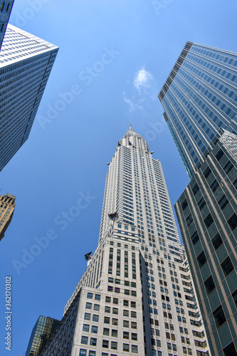 Empire State building from the ground