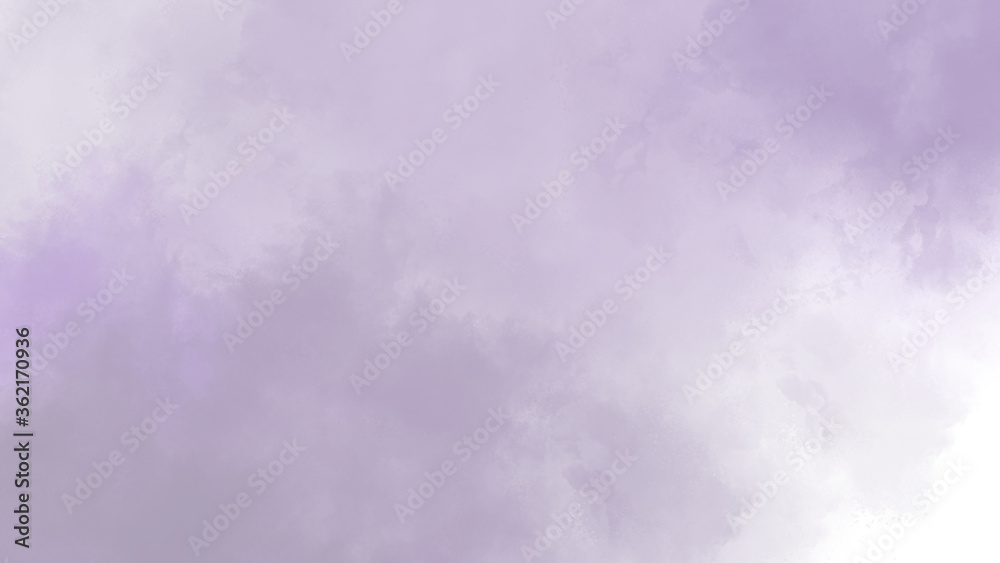 Obraz pastel purple abstract watercolor background, sky with clouds