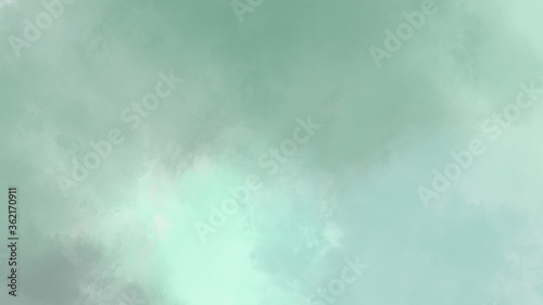 sea blue abstract watercolor background  sky with clouds