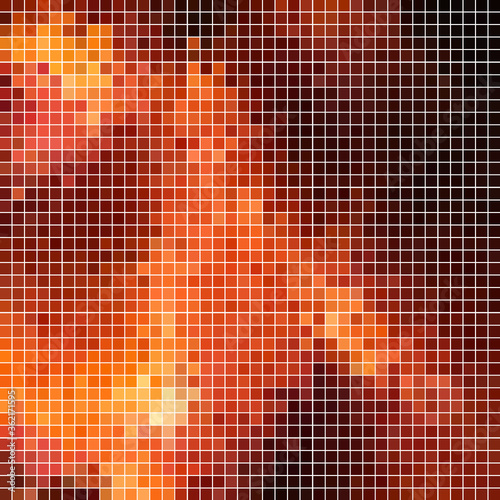 abstract vector square pixel mosaic background