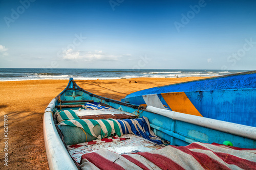 Beautiful calangute Beach of Goa, Famous tourist destination, Goa, India © artqu