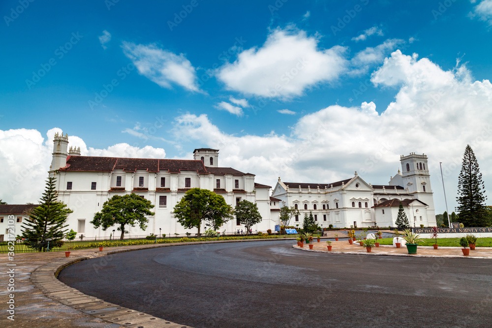 Convent and Church of St. Francis of Assisi - Roman Catholic church situated in main square of Old Goa. India.