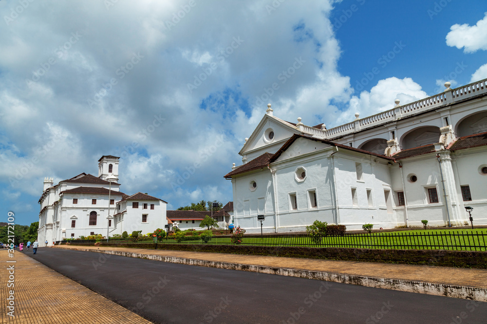 Convent and Church of St. Francis of Assisi - Roman Catholic church situated in main square of Old Goa. India.