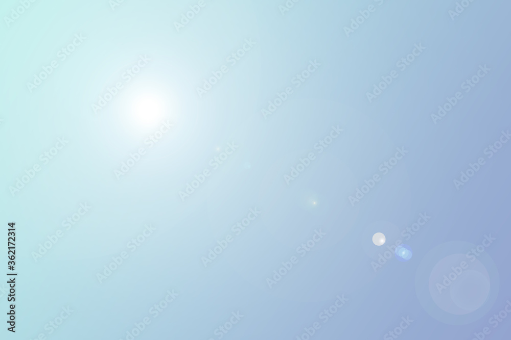 Obraz premium abstract blue light sunny sky