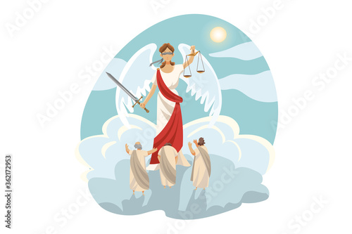 Mythology, Greece, Olympus, legend, religion concept.