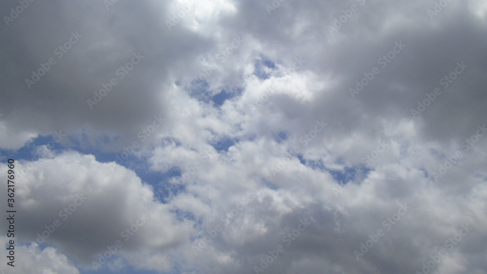 blue sky with clouds