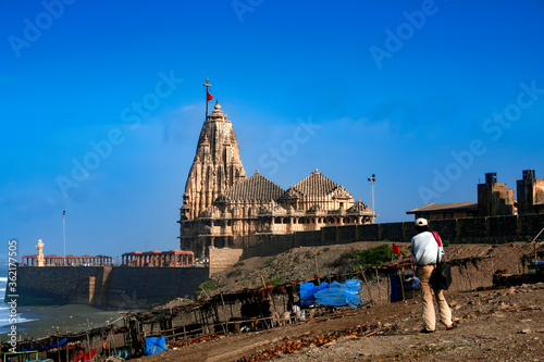 Temple of Lord Shiva in Somnath, Gujarat, one of most famous Jyotirlinga of india. photo