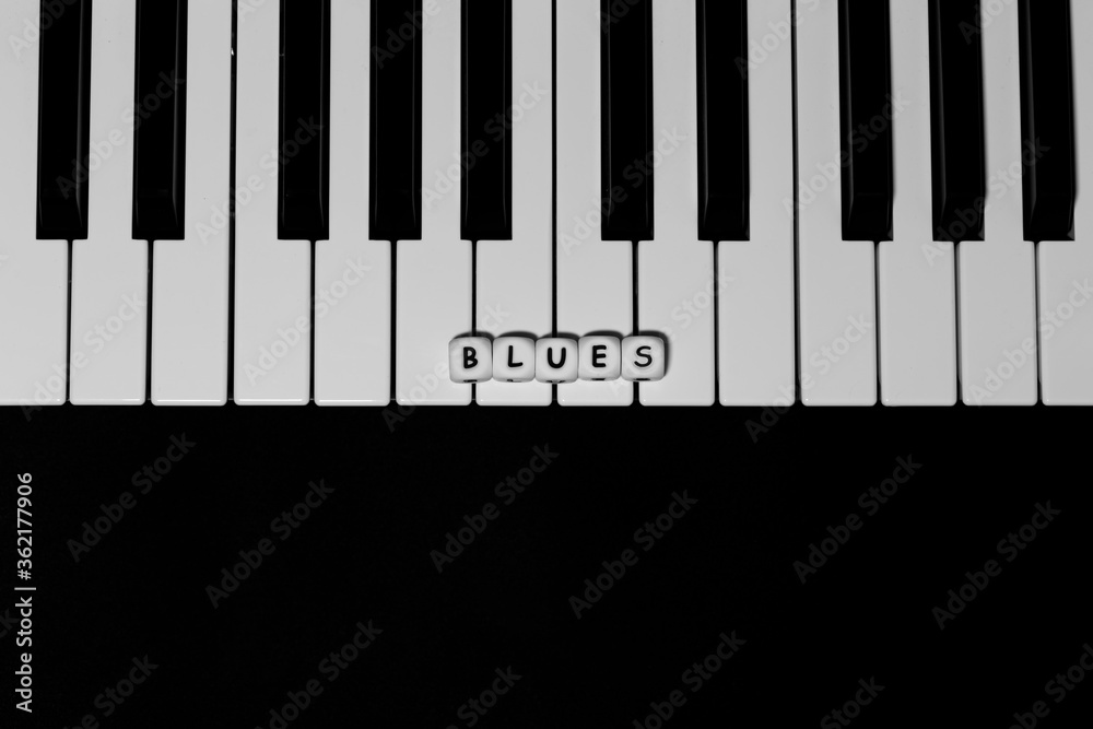 Fototapeta premium piano keys background