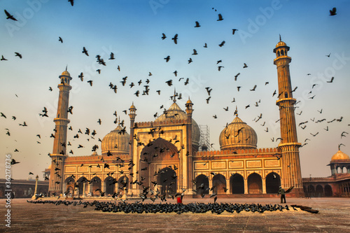 Jama Masjid is the principal mosque of Old Delhi in India. photo