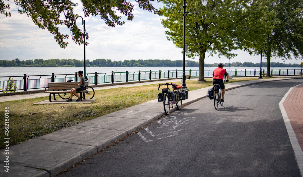 Obraz premium Montréal Québec à Vélo