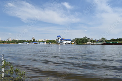 Landscape view at Nur-Sultan, Kazakhstan.
