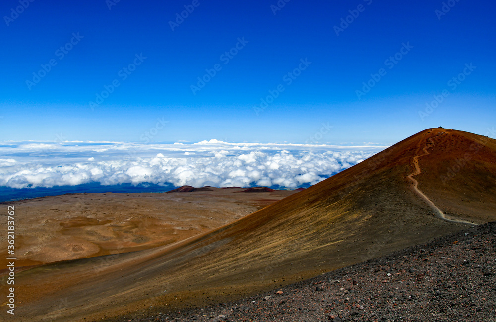 Landscape With Sky And Clouds At Mauna Kea/Mauna Kea Observatory