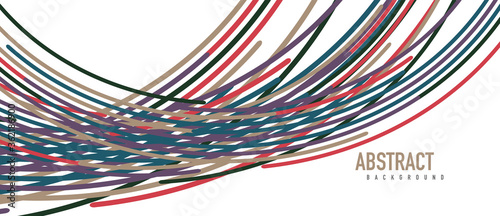 Аbstract moving colorful lines vector backgrounds for cover, placard, poster, banner or flyer