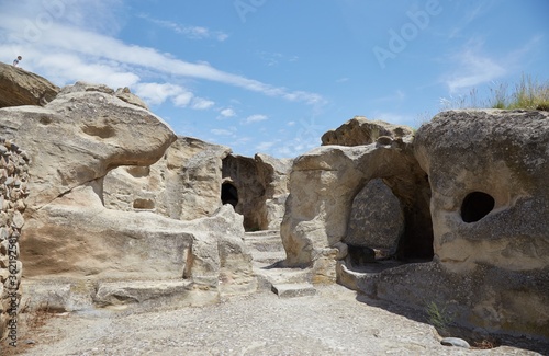 The ancient cave city of Uplistsikhe  Georgia