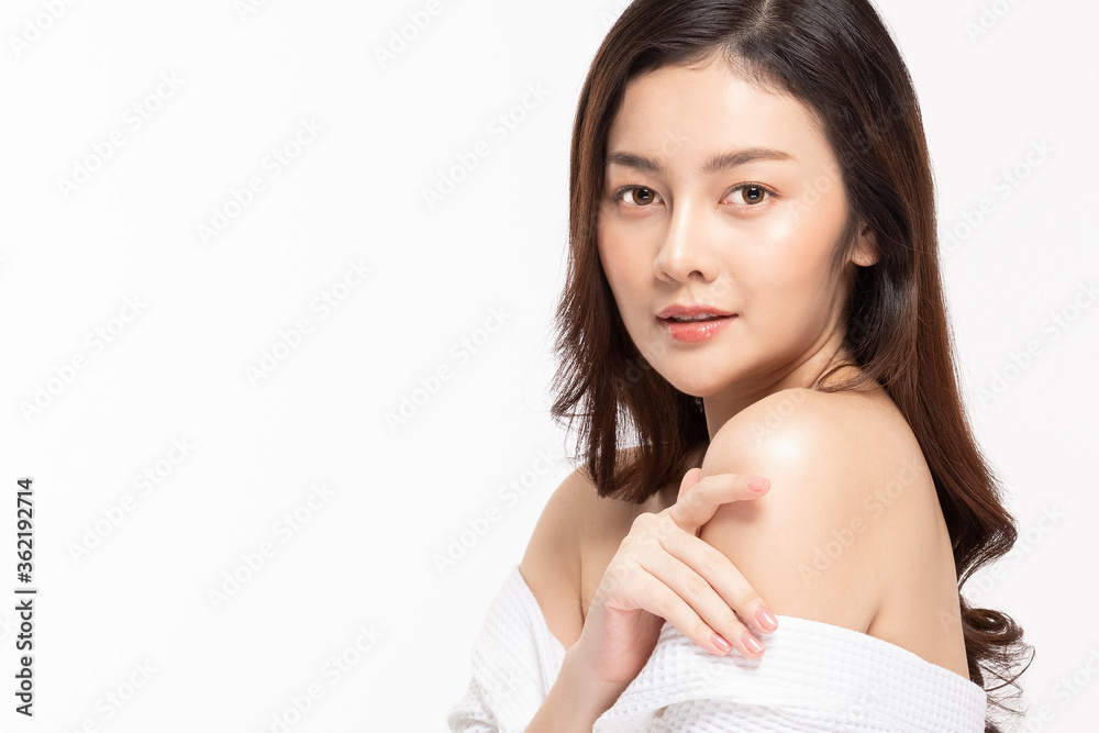 Beauty asian women portrait face with skin care healthy and skin. Beauty asian women portrait face with skin care healthy and skin.