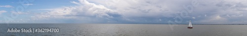 panorama of IJsselmeer 