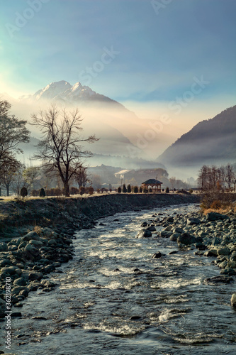 Photography Spectacular View of Himalaya Mountain, Pahalgam, Kashmir, India