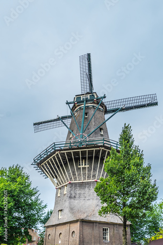 The De Gooyer Mill is located on the edge of the historic center, Amsterdam photo