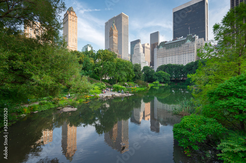 New York, New York, USA Central Park South skyline from Central Park © SeanPavonePhoto