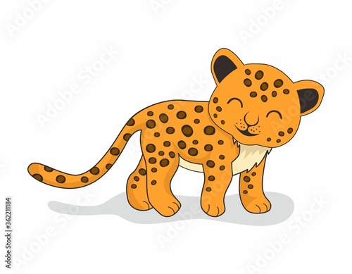 Jaguar Cartoon Animals Illustration